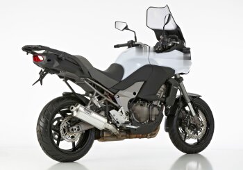 Auspuff KAWASAKI Versys 1000 2012-2014 LZT00A HURRIC Rac 1 Slip on Ersatzd&auml;mpfer (4-1)