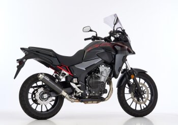 Auspuff HONDA CBR500R 2017-2018 PC57 HURRIC Supersport Slip on Ersatzd&auml;mpfer (2-1)