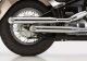 Auspuff YAMAHA XVS650 Drag Star Classic 1998-2002 VM02/3 FALCON Cromo Line 2 Schalld&auml;mpf