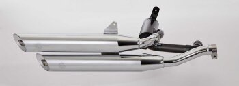 Auspuff YAMAHA XV750 1992-1994 4FY FALCON Cromo Line 2 Schalld&auml;mpfer rechts