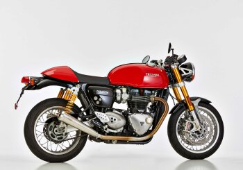 Auspuff TRIUMPH Thruxton R 2016-2019 DE01 SHARK Retro...