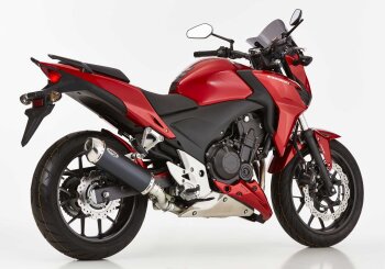 Auspuff HONDA CB500F 2016-2016 PC45 SHARK DSX-5 Slip on Ersatzd&auml;mpfer (2-1)