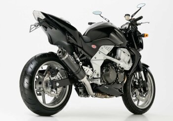 Auspuff KAWASAKI Z750 2004-2006 ZR750J SHARK Street GP Slip on Ersatzd&auml;mpfer (4-1)