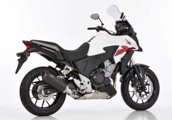 Auspuff HONDA CBR500R 2017-2018 PC57 SHARK DSX-10 Slip on Ersatzd&auml;mpfer (2-1)
