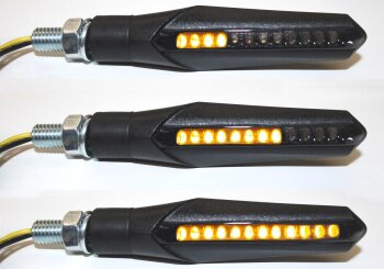 APRILIA Dorsoduro 750 2012-2016 M551M Lauflicht LED-Blinker RC-40 Paar vorne