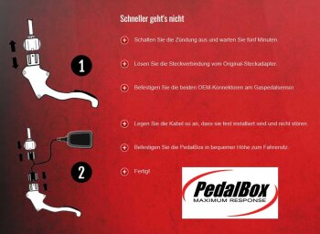 DTE Pedalbox MAZDA 6 Station Wagon (GY) 2002-2008 2.0 DI, 121PS/89kW, 1998ccm