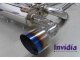 Invidia Gemini Nissan 370Z Titan/blau glatt Endrohre