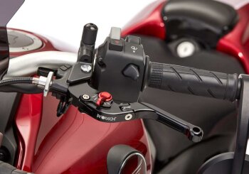 PROTECH Kupplungshebel rot/schwarz f&uuml;r BMW S 1000 R...