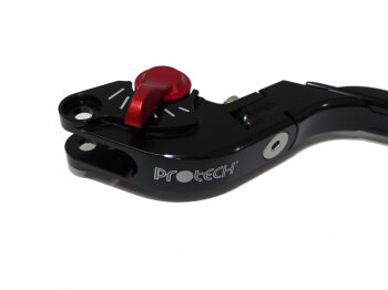 Bremshebel+Kupplungshebel Set rot/schwarz f&uuml;r YAMAHA YZF-R125 2017-2018 RE29 verstellbar+klappbar