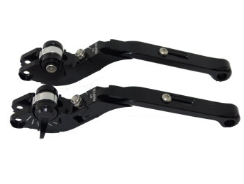 Bremshebel+Kupplungshebel Set schwarz f&uuml;r KAWASAKI...