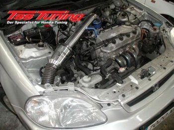 Honda Civic EJ6,9 Speed Air Intake System Schwarz