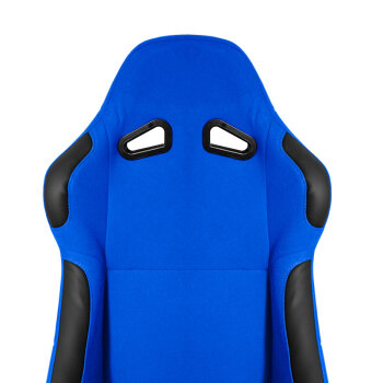 Sportsitz BW - Blau - Feste R&uuml;ckenlehne - inkl. Laufschienen