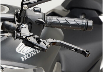 PROTECH Kupplungshebel RACE schwarz f&uuml;r SUZUKI GSX 1250 FA Bj. 2010-2016