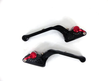 PROTECH Bremshebel+Kupplungshebel RACE Set schwarz/rot...