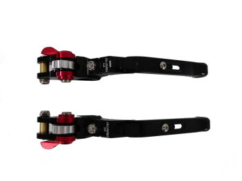 PROTECH Bremshebel+Kupplungshebel RACE Set schwarz/rot kompatibel mit KAWASAKI ZX-10R 2011-2015 ZXT00J
