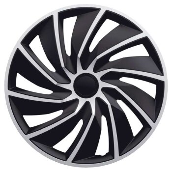 Satz Radzierblenden Turbo Van 17-Zoll Silber/Schwarz...