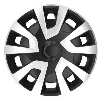 Satz Radzierblenden Revo-VAN 15-Zoll Silber/Schwarz...