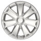 Satz Radzierblenden Mega 16-Zoll Silber