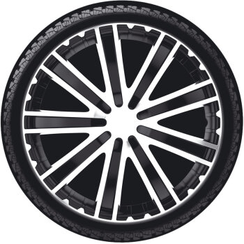 Satz Radzierblenden Toro 13-Zoll Schwarz/Silber