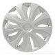 Satz Radzierblenden Platin 13-Zoll Silber