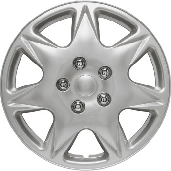 Satz Radzierblenden California 17-Zoll Silber