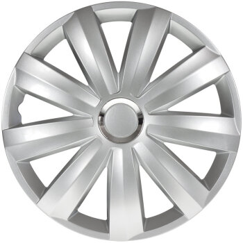 Satz Radzierblenden Venture Pro 14-Zoll Silber + Chrom...