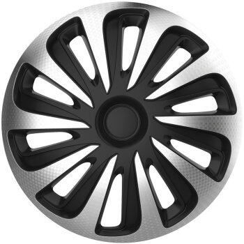 Satz Radzierblenden Caliber 17-Zoll Silber/Schwarz...