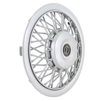 Satz Radzierblenden Pennsylvania 15-Zoll Silber/Grau Charcoal