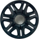Satz J-Tec Radzierblenden Nascar 13-Zoll Schwarz