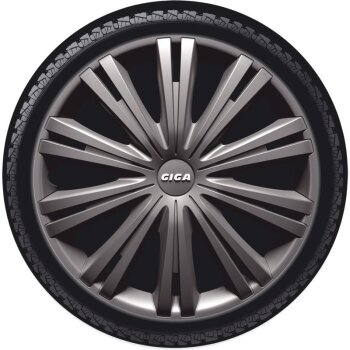 Satz Radzierblenden Giga 13-Zoll Gun-Metal