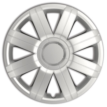 Satz Radzierblenden Sportive 16-Zoll Silber
