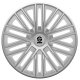 Satz Sparco Radzierblenden Bergamo 14-Zoll Silber