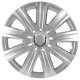 Satz Radzierblenden Magnum Pro 13-Zoll Silber/Chrom Ringe