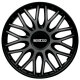 Satz Sparco Radzierblenden Roma 14-Zoll Grau/Schwarz