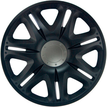 Satz J-Tec Radzierblenden Nascar 13-Zoll Schwarz