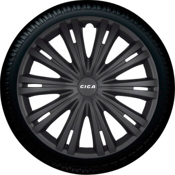 Satz Radzierblenden Giga 13-Zoll mat Schwarz