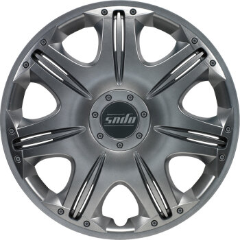 Satz Radzierblenden Opus 13-Zoll Silber
