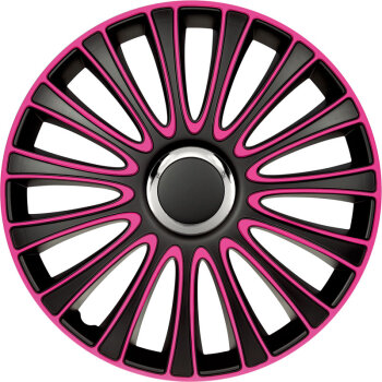 Satz Radzierblenden LeMans 16-Zoll Schwarz/Pink