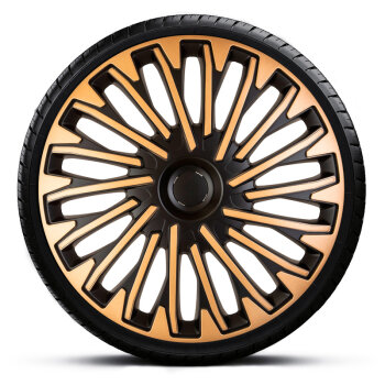 Satz Radzierblenden Soho 14-Zoll Schwarz/Gold