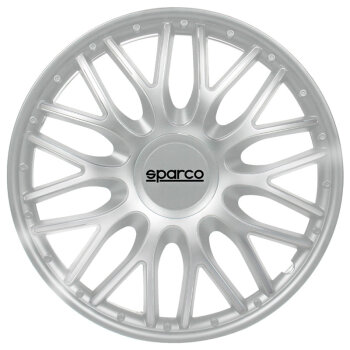 Satz Sparco Radzierblenden Roma 14-Zoll Silber