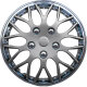 Satz Radzierblenden Missouri 15-Zoll Chrom/Gun-Metal
