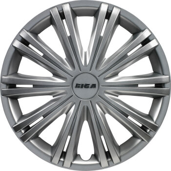 Satz Radzierblenden Giga 16-Zoll Silber