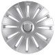 Satz Radzierblenden Daytona Pro 15-Zoll Silber/Chrom Ringe