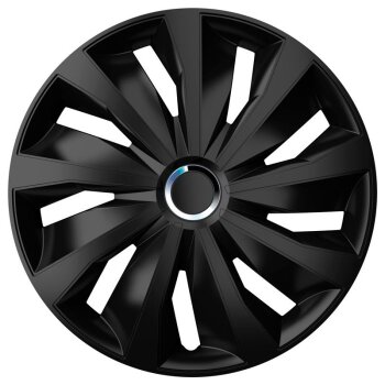 Satz Radzierblenden Grip Pro 15-Zoll Schwarz