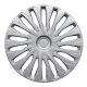 Satz Radzierblenden Soho 13-Zoll Silber