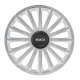 Satz Sparco Radzierblenden Treviso 13-Zoll Silber