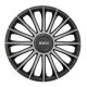 Satz Sparco Radzierblenden Treviso 14-Zoll Schwarz/Silber