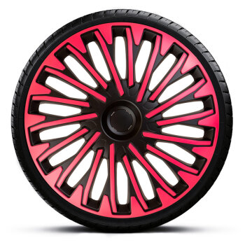 Satz Radzierblenden Soho 14-Zoll Schwarz/Pink