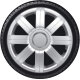 Satz Radzierblenden Sportive 14-Zoll Silber