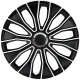 Satz Radzierblenden Voltec Pro 13-Zoll Schwarz/Wei&szlig;